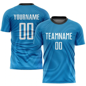 Custom Mens Soccer Jerseys Short Sleeve Anti-bacterial 100% Polyester Sublimation Football Uniform Set With Custom Logo - Product Image 3