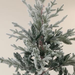 Albero di Natale Artificiale in Pino Nordico da 180 cm con 795 Punte Innevate, Facile da Montare, Albero Natalizio con Supporto Pieghevole in Metallo - Product Image 2