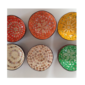 Decorative Kitchen Bowl Mother Of Pearl <b>Coconut</b> Bowl Handmade <b>Coconut</b> <b>Shell</b> Bowl Eggshell Gold Lacquer <b>Coconut</b> Bowl Vietnam - Product Image 6