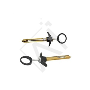 Seringue d'anesthésie dentaire réutilisable Accuram Or & Noir, en acier inoxydable, avec cartouche aspirante, pour usage en clinique dentaire - Product Image 5