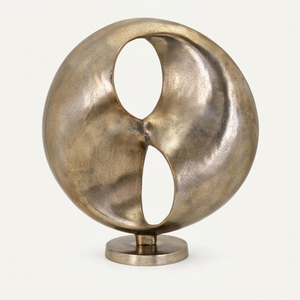 Creative Antique Metal Leaf Sculpture With Black Base Unique Aluminium <b>Tree</b> Of Life Design For Home & Hotel <b>Tabletop</b> Decoration - Product Image 4