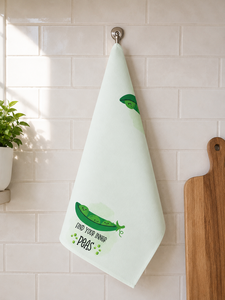 Lightweight Cotton Tea <b>Towel</b> Quick Dry Printed <b>Kitchen</b> <b>Hand</b> <b>Towel</b> Rectangle Home Use Custom Logo - Product Image 4
