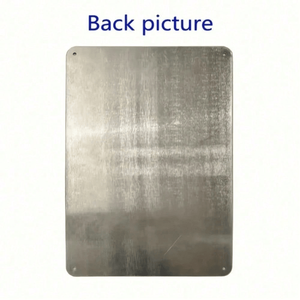 CIFbuy Decoración de Pared Metálica Rústica y Divertida para Sala de Estar, Cocina, Baño, TikTok, para Servicio de Recogida Temu, Producto de Arte Metálico - Product Image 2