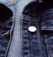 Veste en jean OEM pour femme, veste décontractée pour homme, veste d'automne, manteau en jean boutonné, veste en jean oversize pour homme