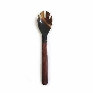 Natural Horn Spoon Cutlery for Restaurant Natural Ox & Buffalos Horn Flatware <b>Tabletop</b> Serving Spoon Long Handle Minimalist - Product Image 2