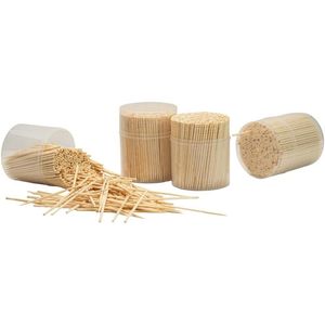 Stuzzicadenti Tradizionali in Legno di Bambù Confezione all'Ingrosso (2.000 Pezzi) - Product Image 3