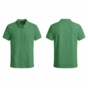 Fabricant de vêtements - Polo à manches courtes décontracté en coton mélangé respirant pour l'été - T-shirt uni de golf - Product Image 2