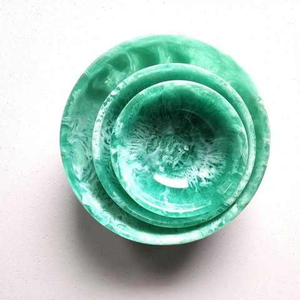 Bol à fruits de luxe en résine, fait main, personnalisé, de haute qualité, poli, durable, résistant à la chaleur, écologique et compatible lave-vaisselle - Product Image 2