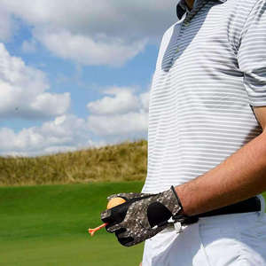 Gants de golf en peau de mouton de qualité supérieure avec logo personnalisé, protection UV, respirants, sangle de poignet réglable, poignées antidérapantes, pour hommes, sport - Product Image 6