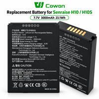 Batterie de remplacement Li-ion rechargeable COWON 7,7 V 3000 mAh 23,1 Wh pour terminal POS Senraise H10 H10S