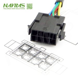 43025-0800 Conjunto de Cable de Alimentación Hembra Personalizado de 8 Posiciones, Paso de 3.0 mm, 26AWG, Arnés de Cables OEM, RoHS - Product Image 4