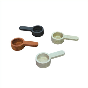 Cuchara y Cucharita de Café de Madera Novedosas, Mango Pequeño, Madera Natural Duradera, Capacidad de 4cc, Ecológicas, Regalo de Boda para Uso en la Cocina - Product Image 6
