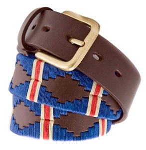 Ceinture Polo en Cuir Véritable Personnalisée pour Hommes, Ceinture Gaucho en Cuir Brodé à la Main, Fournisseur Direct en Gros de Sacs et Étuis LPB-0074 - Product Image 3