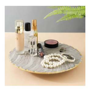 ชั้นวางของหมุนได้แบบหินอ่อนสีขาวสำหรับจัดเก็บขนม - Product Image 6