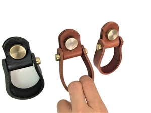 ลูกบิดและมือจับหนังวัวแท้ขัดเงา กันน้ำ งานแฮนด์เมดจาก LeatherWorks งานฝีมือธรรมชาติ สำหรับตู้ ลิ้นชัก และห้องครัว - Product Image 4