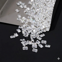 SHRAMAN DIAMOND Diamants en vrac CVD cultivés en laboratoire, taille Radiant Fancy, 4,20*3mm, clarté VVS-VS, couleur F, HPHT, pour la fabrication de bijoux fins