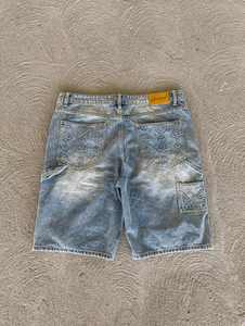 Pantalones Cortos de Mezclilla Personalizados con Estampado de Cartas de Póker, Estilo Vintage, Holgados, para Hombre, Ropa Urbana, OEM ODM - Product Image 5
