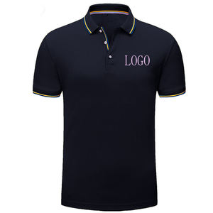 เสื้อโปโลชาย ผ้าฝ้าย 100% แขนสั้น ถักทอ สวมใส่สบาย ปกติดกระดุม รับสกรีนโลโก้ เหมาะสำหรับใส่ในวันหยุดสุดสัปดาห์ - Product Image 6