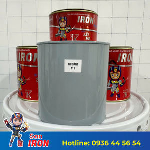 Peinture Red Dragon Paint Thai Khang 1K, couche de finition acrylique liquide pour structures en acier galvanisé, séchage rapide, application au pinceau, au pistolet à peinture ou au rouleau - Product Image 2