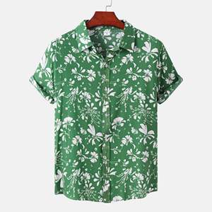 Chemise imprimée 100% coton de haute qualité, vente en gros, design personnalisé, manches courtes, chemise imprimée tendance pour hommes, provenant du Bangladesh, nouvelle collection - Product Image 5