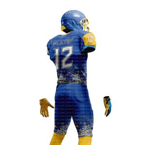 2025 nouveauté matériel personnalisé sergé brodé Football américain uniforme grande taille respirant Sportswear équipe uniforme Kits - Product Image 6