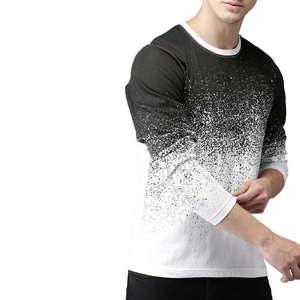 Sudadera de cuello en V para hombre, de punto, antiencogimiento, con estampado de calavera serigrafiado, personalizada con impresión digital, 100% algodón lavado - Product Image 3