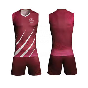 Prix de gros, prix raisonnable, uniforme de volley-ball, logo et design personnalisés, uniforme de sport 100% polyester - Product Image 1
