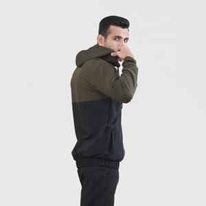 Sudadera con Capucha Ligera de Otoño 2023 para Hombre, Unisex, de Felpa Francesa, Transpirable, Ecológica, con Cintura Elástica, Bolsillos Laterales con Cremallera, de Dos Tonos - Product Image 5