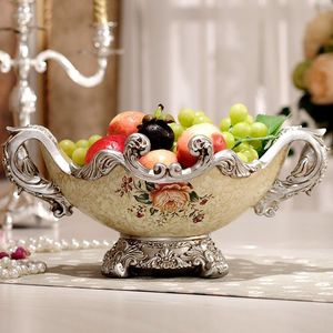 Luxury <b>Vintage</b> Metal Gold Fruit Bowl Ornate Floral Centerpiece Decorative Serving Bowl for Dining Table Home decor - Product Image 2
