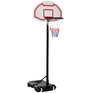 Sistema Canestro da Basket Portatile per Interni/Esterni con Cerchio in Acciaio da 29 Pollici, Altezza Regolabile, Durevole per Uso in Parchi - Product Image 1