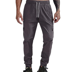 Pantalones Deportivos Negros para Hombre DAIZEN STAR INTERNATIONAL, Cierre de Cremallera, Múltiples Bolsillos, Ropa Casual de Trabajo, Joggers, Ropa de Otoño - Product Image 1