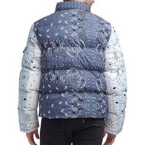 Veste matelassée à capuche personnalisée pour homme, imperméable et chaude, fabrication OEM ODM, vente en gros - Product Image 3
