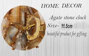 Horloge murale en résine artisanale de luxe, moderne, étanche, surdimensionnée, avec veilleuse, pour mariage, retraite, Ramadan, Pâques, décoration intérieure, salle à manger - Product Image 4