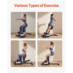 Sistema Home Gym Multifunzione: Panca per Squat Profondi per Allenamento Muscoli Gambe e Core, Facile da Montare e Pieghevole - Product Image 6