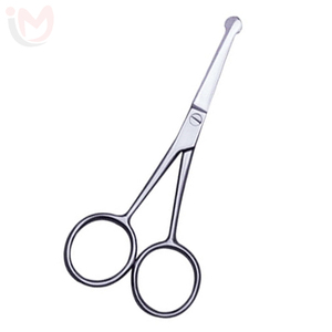 Tijeras Profesionales para Recortar el Vello Nasal, de Acero Inoxidable con Punta Redondeada, Herramienta para el Cuidado del Vello Nasal - Product Image 4