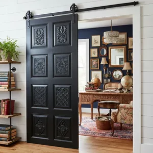 Puerta Principal de Madera Ecológica con Diseño, Color y Acabado Personalizados para Proyectos Residenciales y Comerciales Disponible en Oferta - Product Image 3