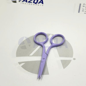 Tijeras de bordado de grado industrial, venta al por mayor, mango de diseño de acero inoxidable, herramienta de corte de borde liso dentado para tela de papel - Product Image 3