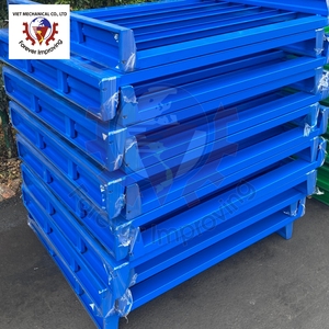 Paletas de acero industriales personalizadas, diseño de metal antihierro, protección contra la corrosión para un transporte eficiente, apilamiento, almacenamiento de mercancías - Product Image 2
