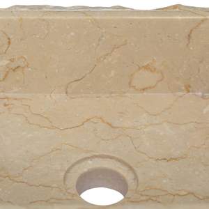 Lavabo de mármol Crema 11,8 "x 11,8" x 5,1 "Lavabos - Product Image 5