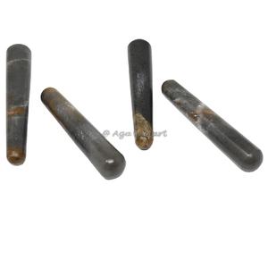 Baguette de massage Peach Moonstone Baguette de massage lisse de haute qualité pour la mise à la terre et la guérison - Product Image 5