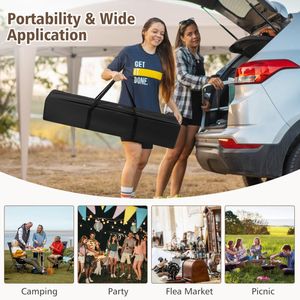 Tenda Esagonale Pop-up 13 X 11,5 FT con Altezza Regolabile e Gambe Decorate - Product Image 5