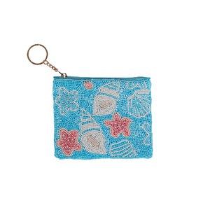 Monedero de moda para mujer con bordado de cuentas, elegante bolsa de monedas con cremallera y bordado de cuentas para niñas - Product Image 5