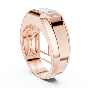 แหวนเพชรทรงบริลเลียนต์คัท เพาะเลี้ยงในห้องปฏิบัติการ ชุบทอง 10K/14K เครื่องประดับหรูหราสำหรับผู้หญิง สำหรับงานหมั้นและงานแต่งงาน รับรองโดย IGI - Product Image 2