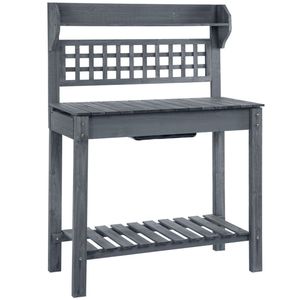Banco da Lavoro in Legno per Giardinaggio e Piante da Esterno per Patio - Product Image 1