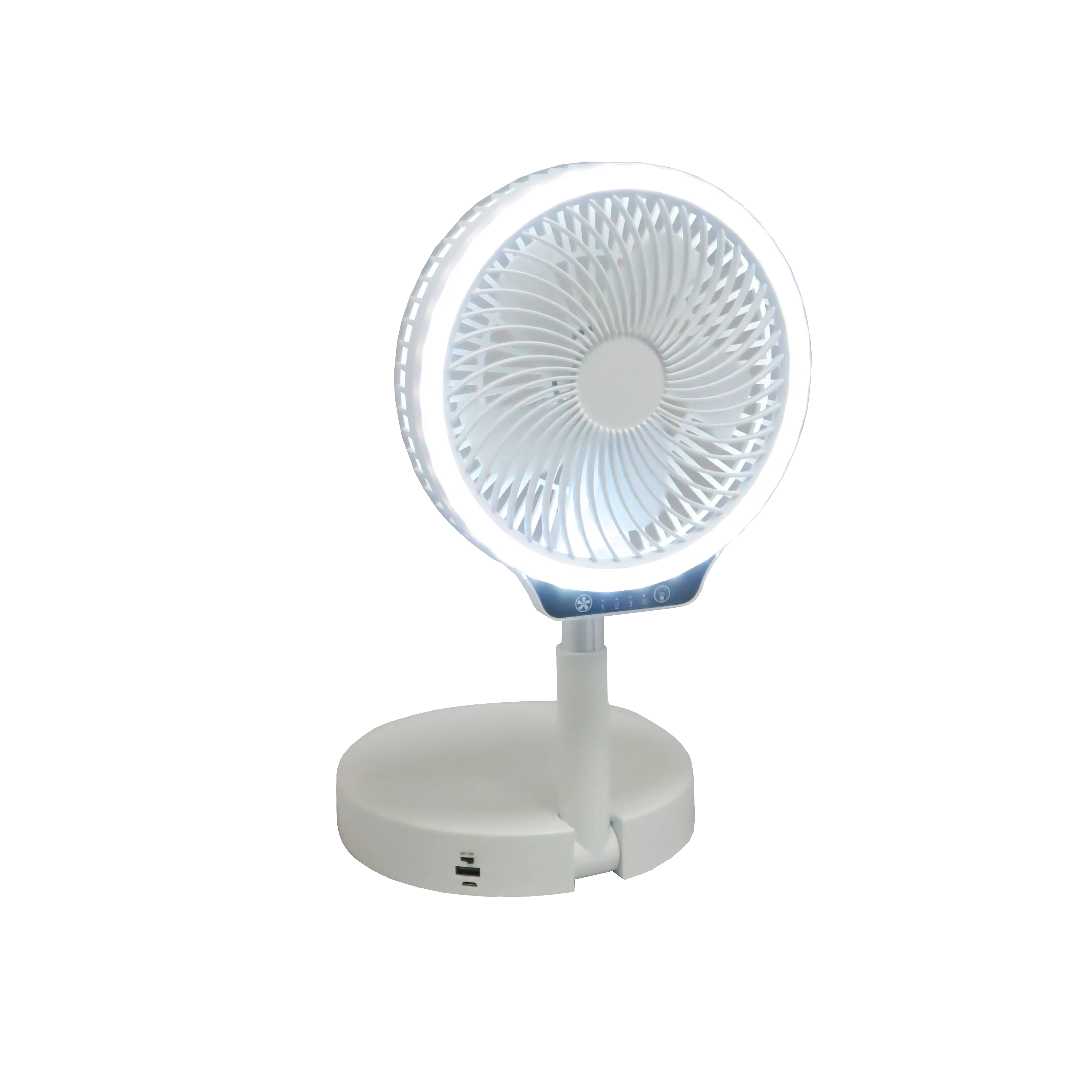 Vente à chaud d'appareils ménagers d'intérieur et d'extérieur ventilateur de table sans fil portable pliable rechargeable ventilateur sur pied ventilateur USB