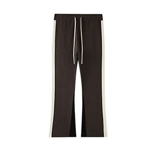 Pantalones Deportivos de Felpa Francesa con Cordón Ajustable, Pantalones para Hombre de Mezcla de Algodón Suave para Comodidad Diaria - Product Image 1