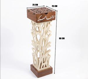 Quemador de Incienso de Madera de Lujo Personalizado, Caligrafía Árabe de Oriente Medio, Soporte para Quemador de Bakhoor, Decoración para el Hogar, Venta al Por Mayor - Product Image 5