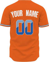 Maillot de baseball unisexe respirant, antibactérien, hiver, entièrement personnalisé, nouvelle mode, vente chaude, qualité supérieure, équipe personnalisée