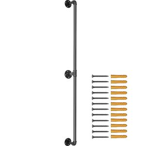 Corrimano per Scale in Acciaio al Carbonio Industriale da 4 Piedi, Capacità di Carico 440 LBS, Dispositivo di Assistenza per Uso Interno ed Esterno - Product Image 6