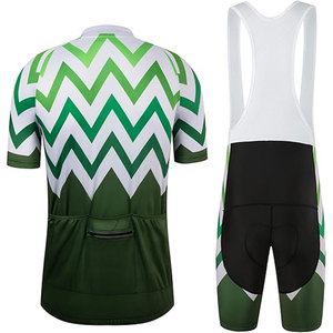 Jersey de Ciclismo MTB para Hombre, Mezcla de Poliéster y Spandex, Tecnología de Corte Láser, Manga Corta, Impresión Digital, Conjunto de Uniforme de Ciclismo Elástico - Product Image 6
